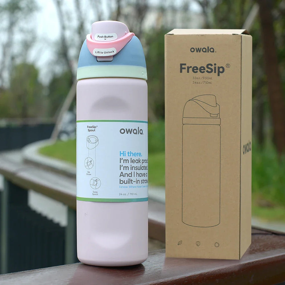 Owala Insulated Stainless Steel Free Sip Water Bottle -Smell The Ross
