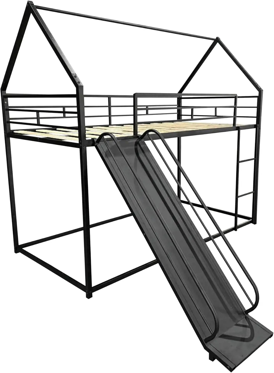 Twin Bunk Bed with Slide
