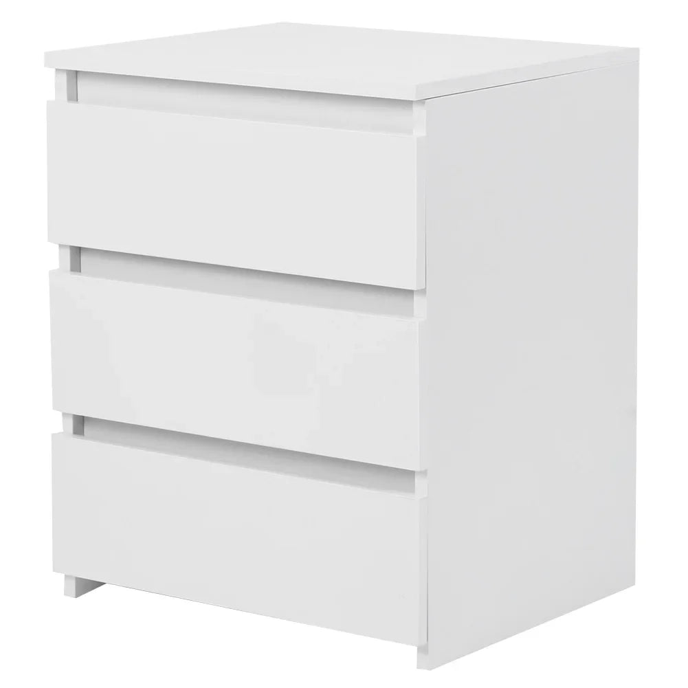 Modern White Bedside Table