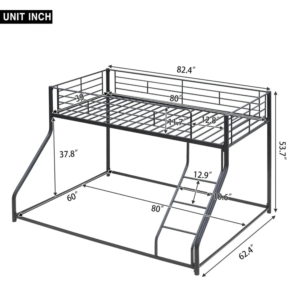 Twin XL Over Queen Bunk Bed