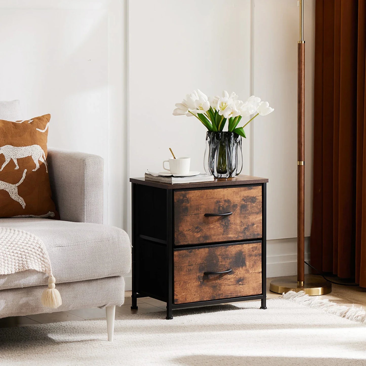 Living Room Cabinet with Drawers