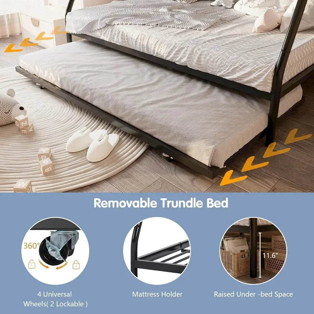 Twin Over Full Metal Bunk Bed
