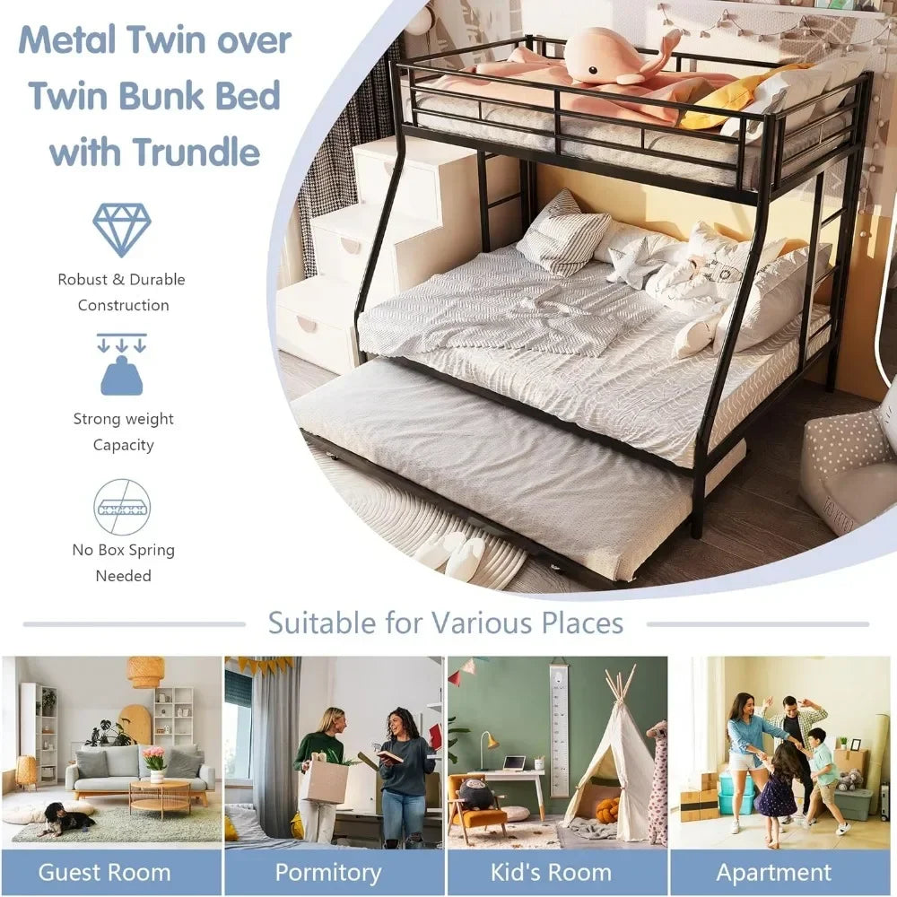 Twin Over Full Metal Bunk Bed