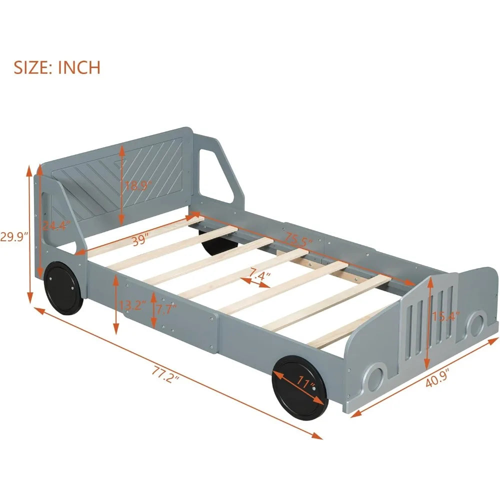 Twin Size Race Car Bed Kids
