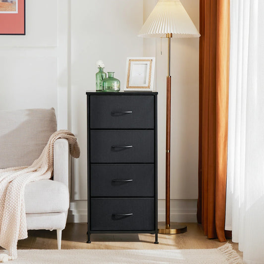 Dresser with 4 Fabric Drawers