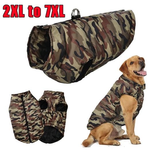 Camouflage Winter Dog Jacket
