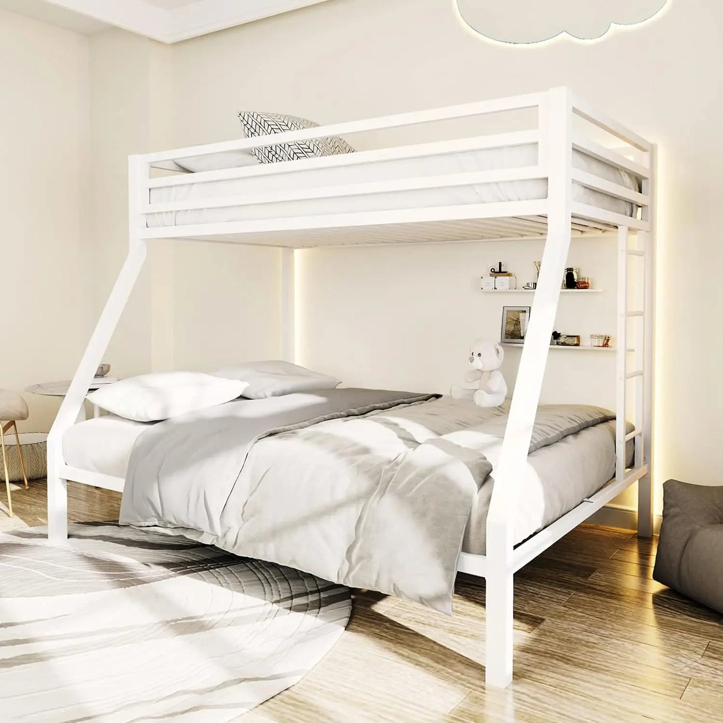 Twin Over Full Metal Bunk