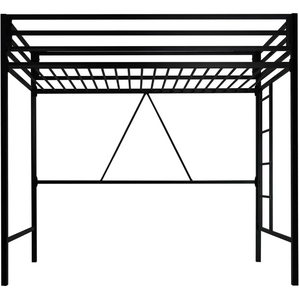 Twin Metal Loft Bed Frame
