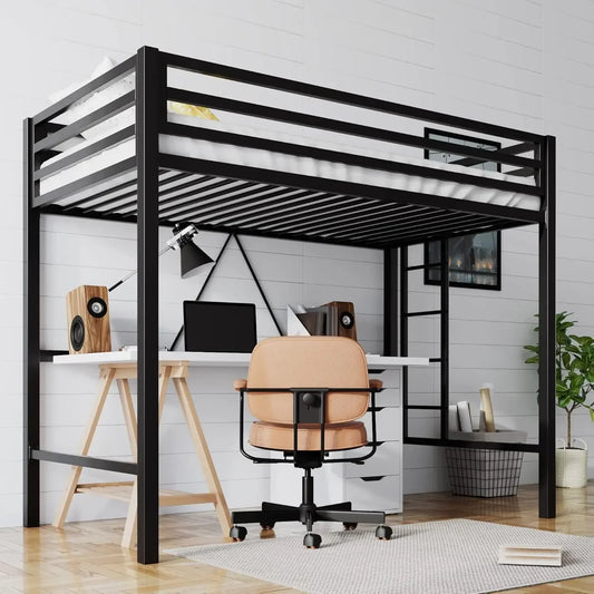 Twin Loft Bed with Desk