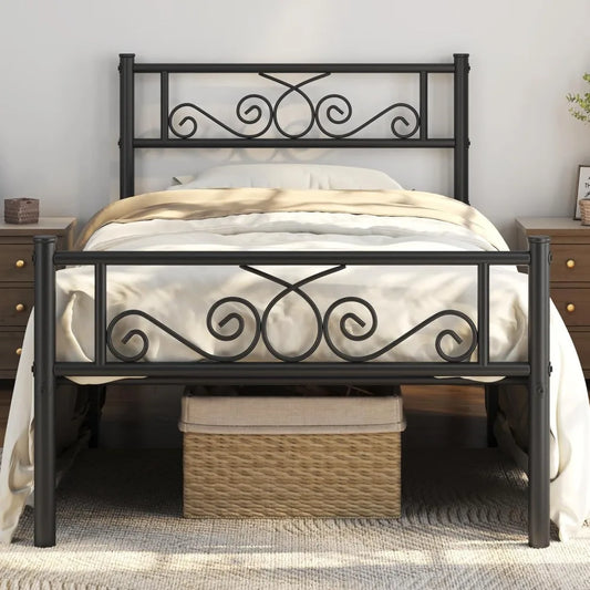 Twin Metal Platform Bed Frame