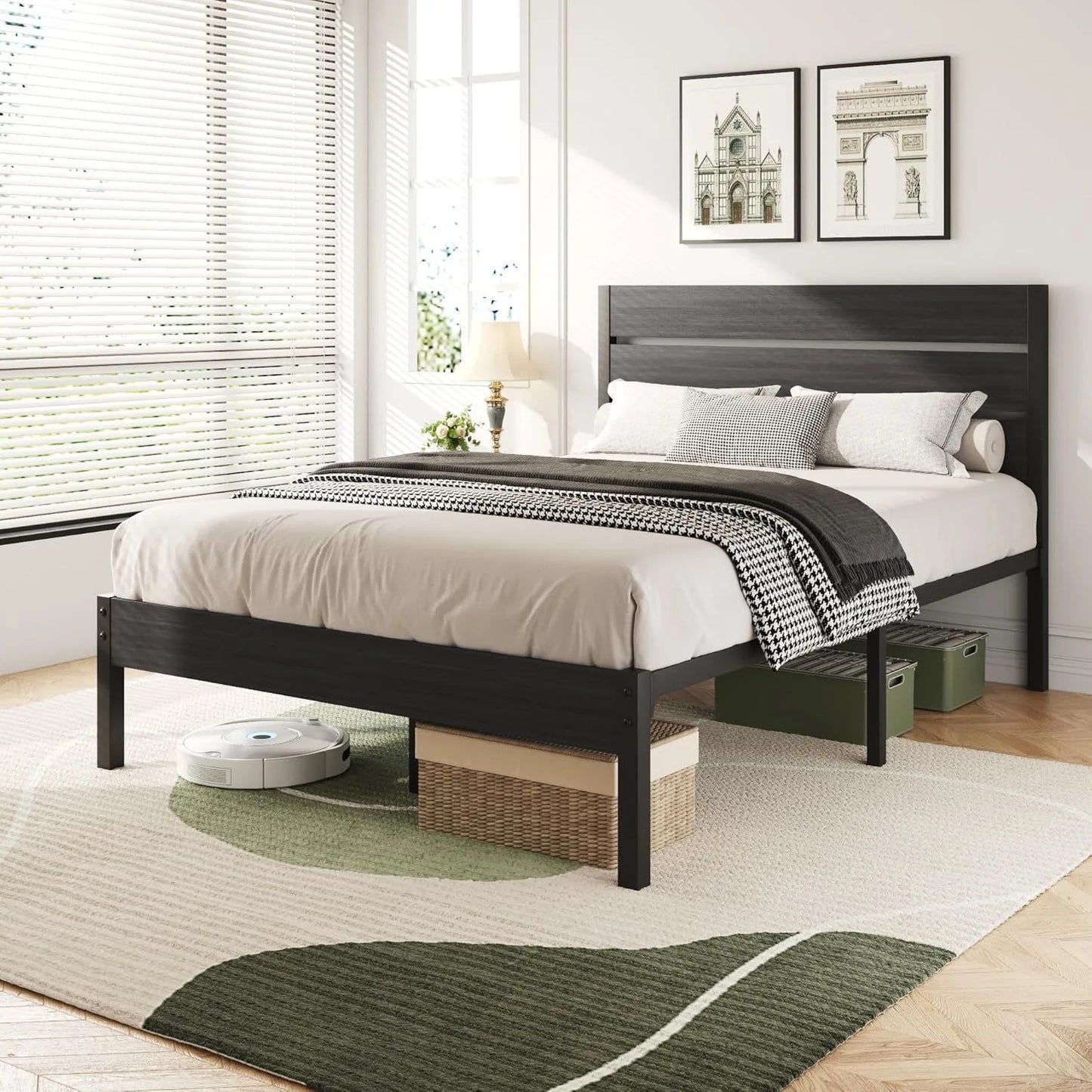 Full Metal Bed Frame Storage