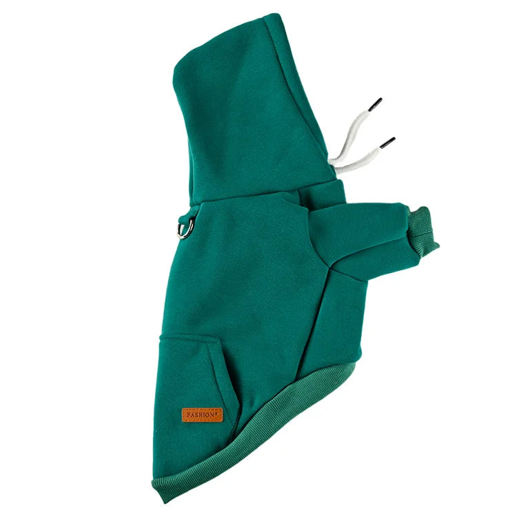 Warm Fleece Dog Hoodie Vest