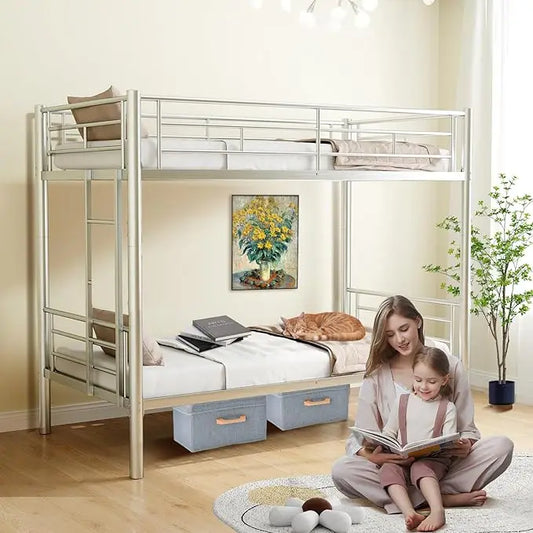 Twin Over Twin Metal Bunk Bed