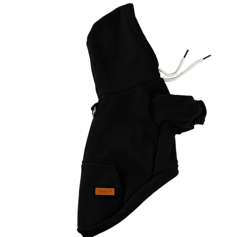 Warm Fleece Dog Hoodie Vest