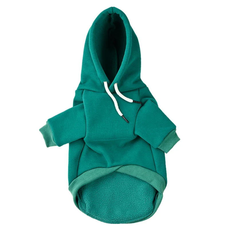 Warm Fleece Dog Hoodie Vest