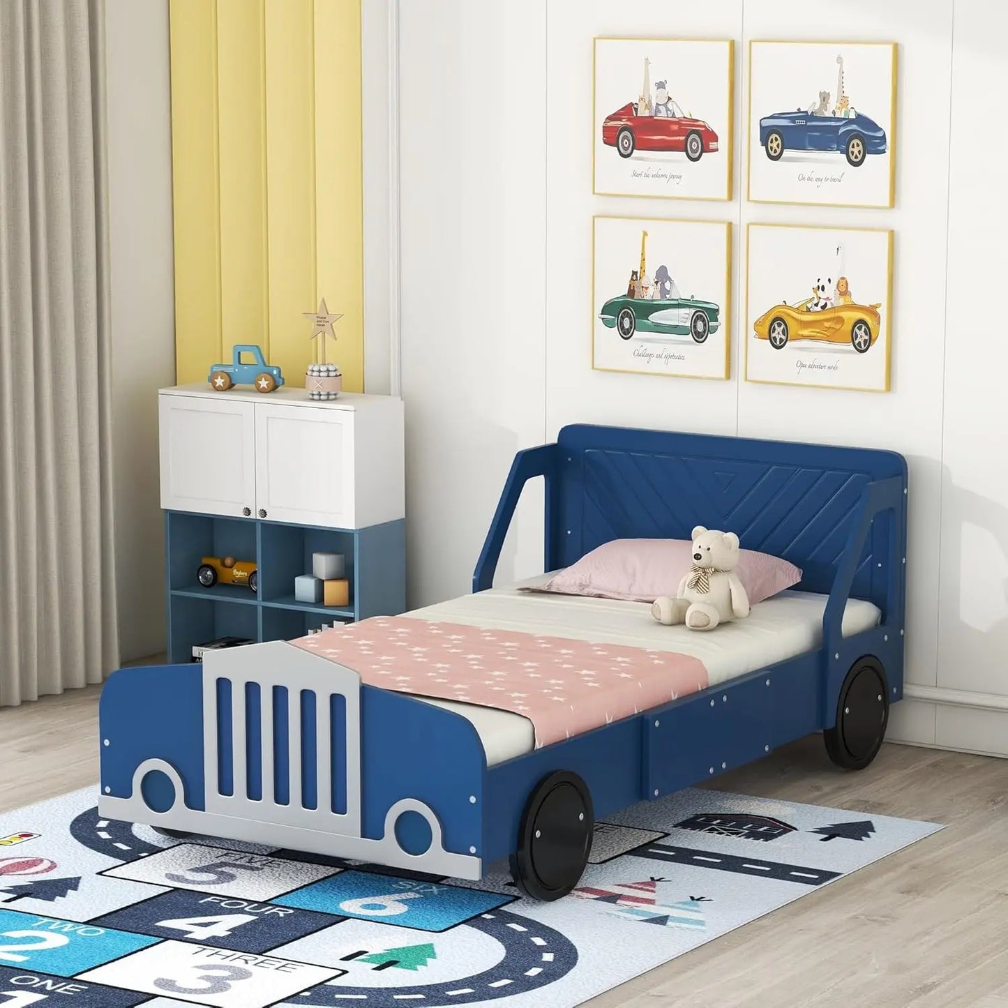 Twin Size Race Car Bed Kids