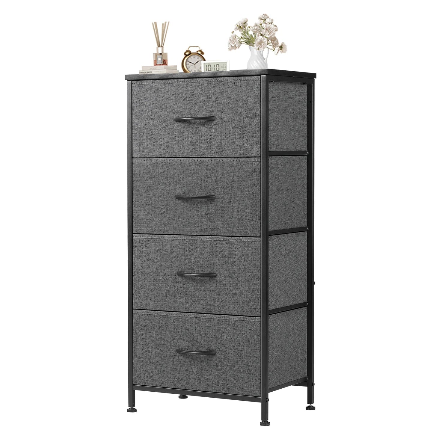 Dresser with 4 Fabric Drawers