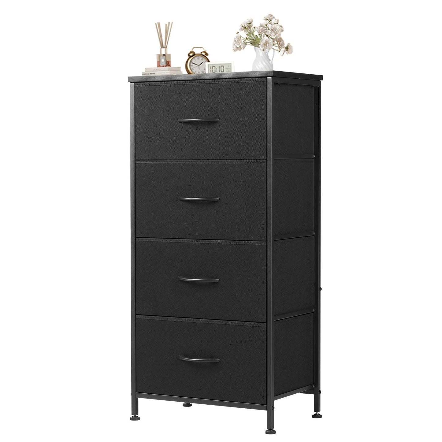 Dresser with 4 Fabric Drawers