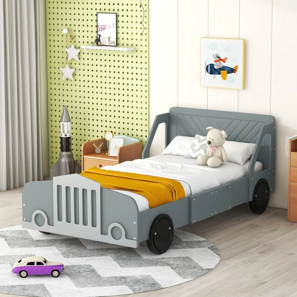Twin Size Race Car Bed Kids