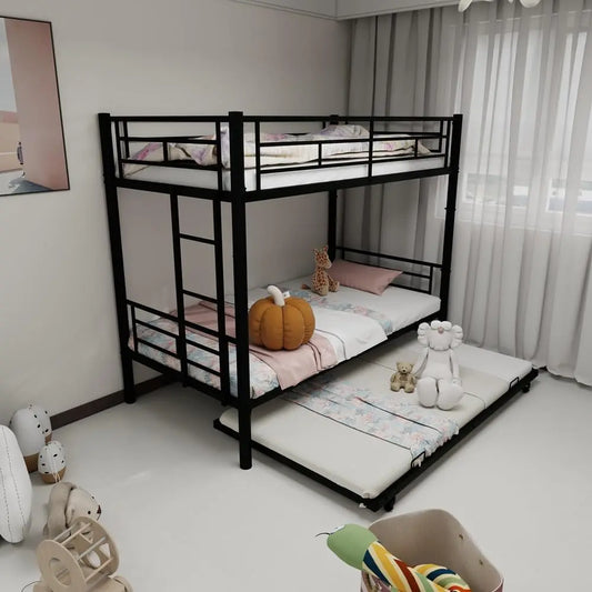 Twin Over Twin Bunk with Trundle