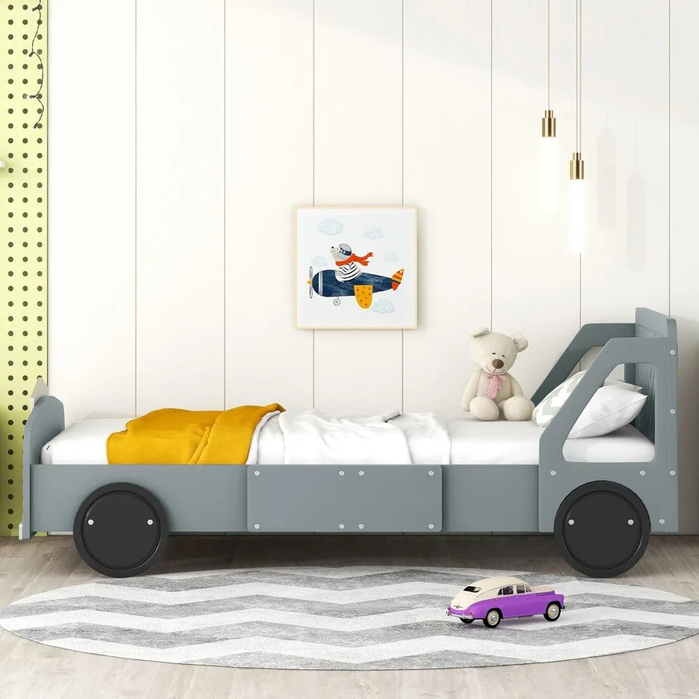 Twin Size Race Car Bed Kids