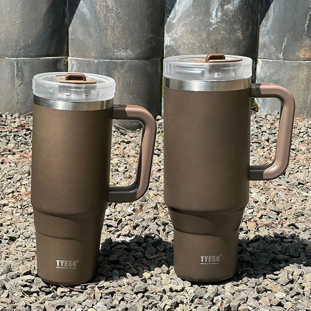 Tyeso 40oz With Handle Straw Tumbler