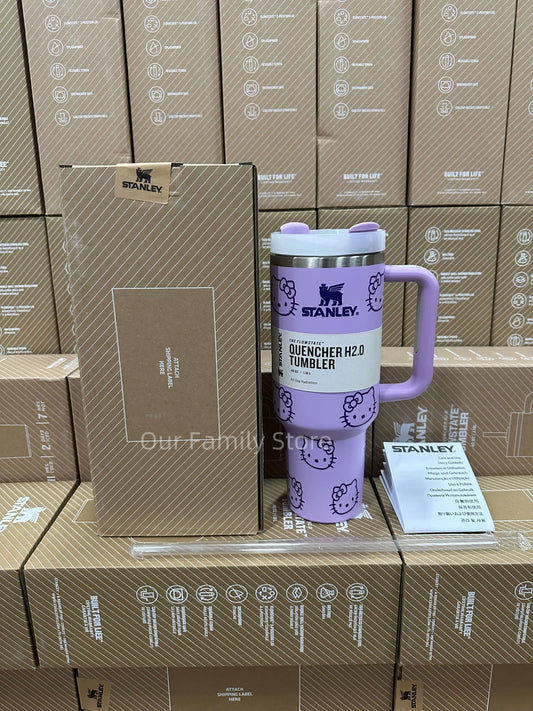 Stanley Quencher H2.0 Tumbler - Cat Purple