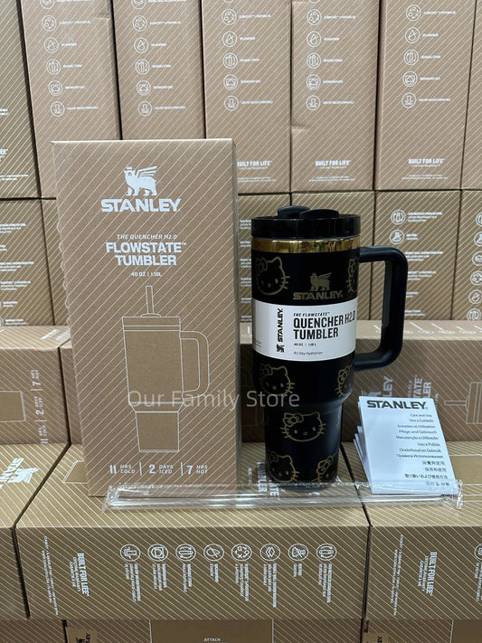 Stanley Quencher H2.0 Tumbler Black Gold