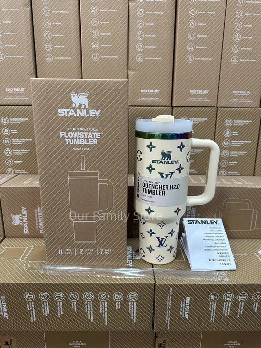 Stanley Quencher H2.0 Tumble - L Co-signed White