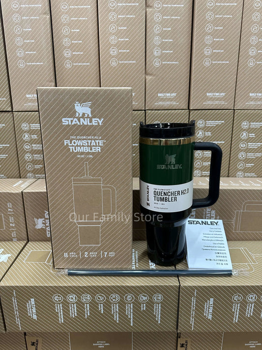 Stanley Quencher H2.0 Tumbler - Ion plating green
