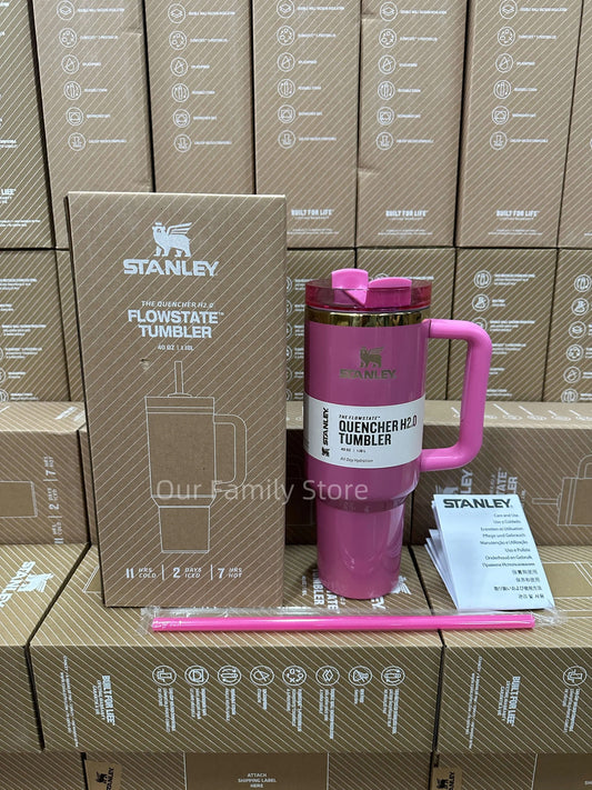 Stanley Quencher H2.0 Tumbler - Ion pink plating