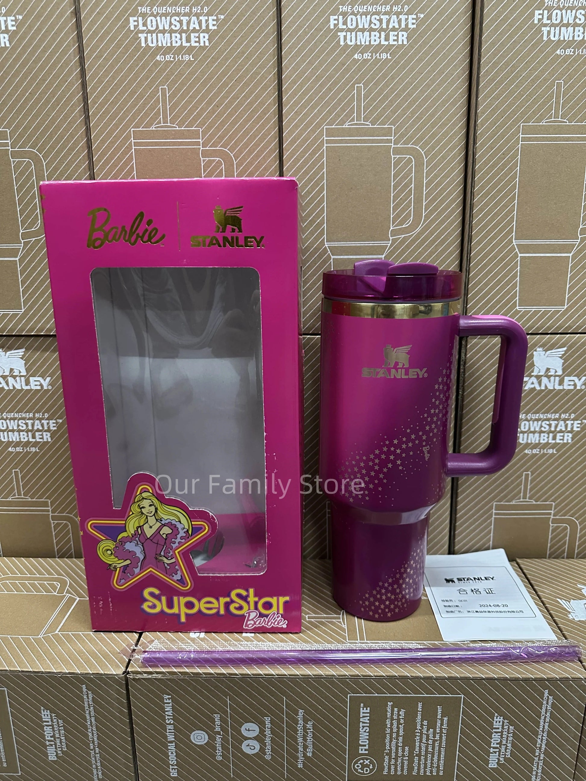 Stanley Barbie Superstar Quencher Tumbler
