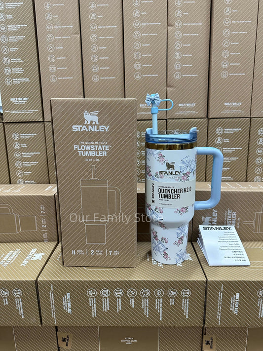 Stanley x Quencher Tumbler - Butterfly Blue