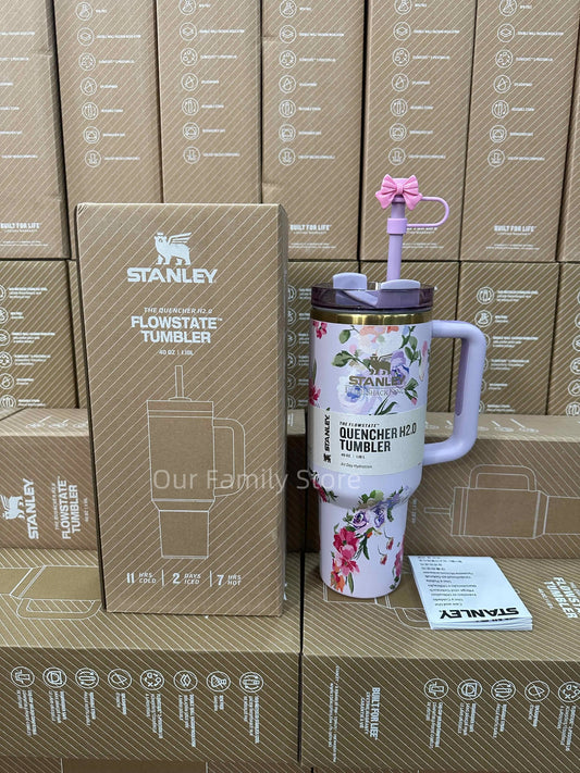 Stanley Floral Quencher 40oz Tumbler